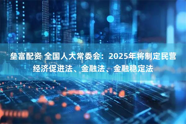 垒富配资 全国人大常委会：2025年将制定民营经济促进法、金融法、金融稳定法